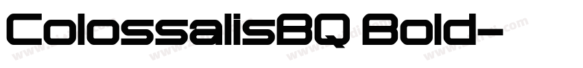 ColossalisBQ Bold字体转换 ColossalisBQ Bold字体转换